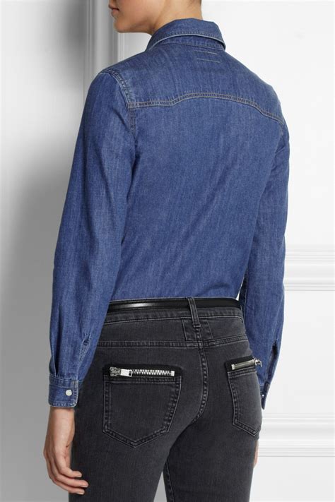 buy ysl shirt|ysl denim shirt.